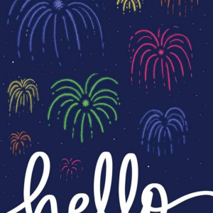 Hello 2021 New Year Card