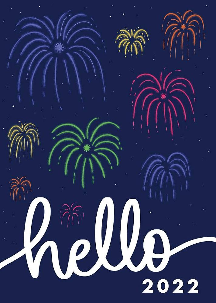 Hello 2021 New Year Card