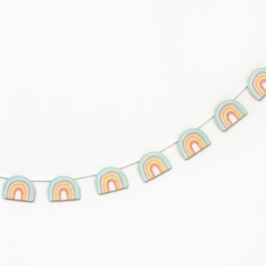 Oh Baby Rainbow Die-Cut Banner