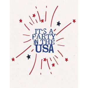 Party In The USA Fourth of July Card