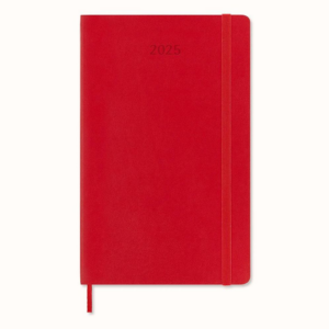 2025 Moleskine Scarlet Red Soft Cover Weekly Planner
