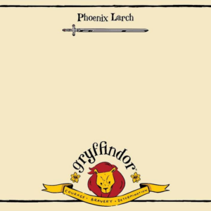 Gryffindor Mascot Illustrated Academia Harry Potter Stationery