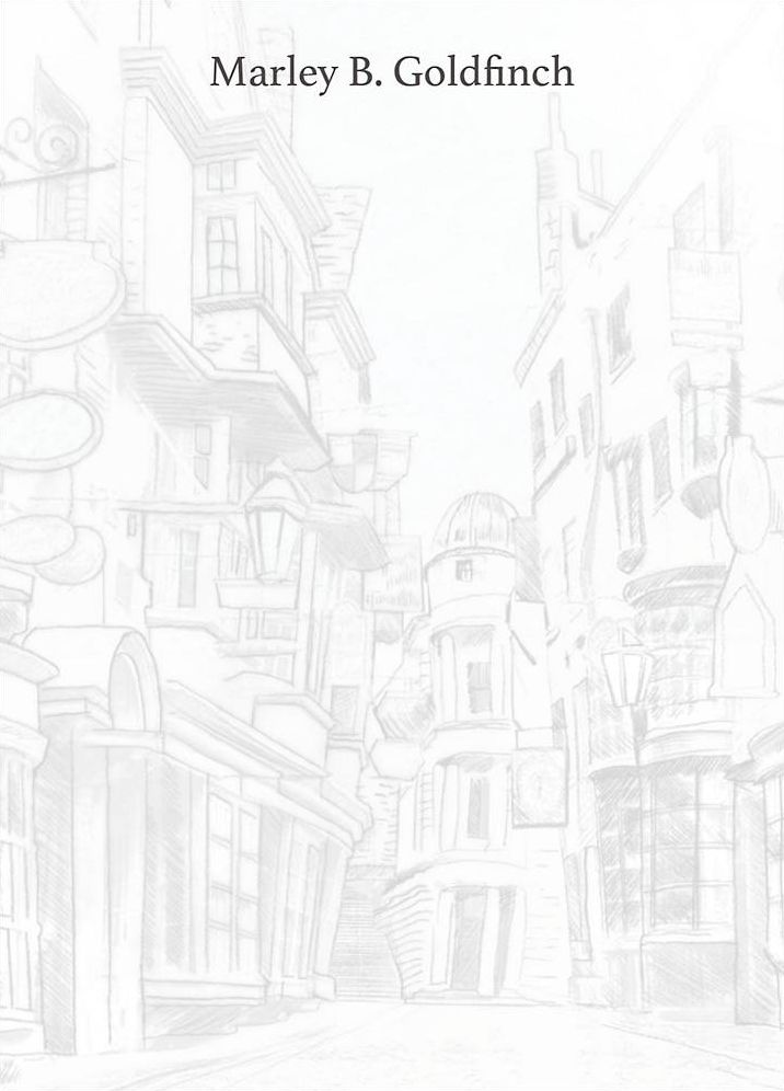 Diagon Alley Vintage Travel Stamp Harry Potter Stationery