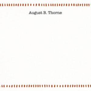 Earthen Dashes Stationery