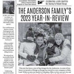 North Pole News Holiday Photo Card