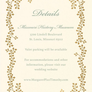 English Ivy Information Card