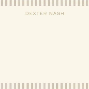 Taupe Picard Stripe Stationery