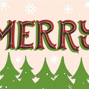 Merry Trees Holiday Photo Card