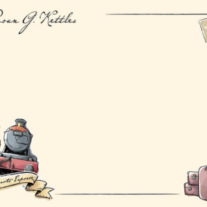 619451715.png Hogwarts Express Platform 9 3/4 Watercolor Harry Potter Stationery