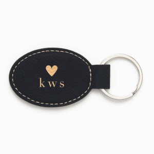 619451720.png Monogram Heart Black Key Fob