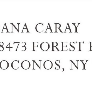 Delicate Florals Return Address Label