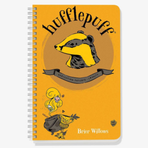 619451759.png Hufflepuff Mascot Illustrated Academia Harry Potter Custom Journal