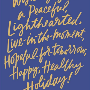 619451812.png Holiday Wishes Script Blue Holiday Card