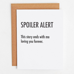 619453205.png Spoiler Alert Greeting Card