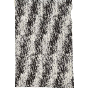 Black String Dot on Cream Handmade Paper