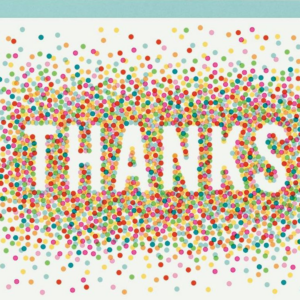 Colorful Confetti Thank You Card Set