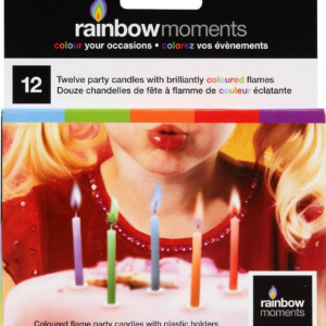 Colored Flame Birthday Candles