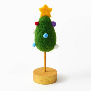 619454863.png Mini Green Felt Tree Decoration