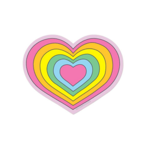 619455701.png Rainbow Heart Vinyl Sticker