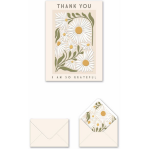 Daisy Flower Market Thank You Card