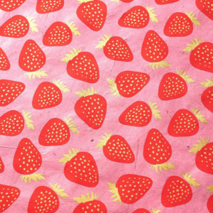 619456085.png Strawberries Handmade Paper