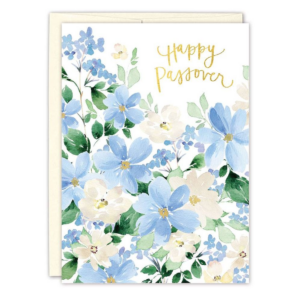 Floral Watercolor Passover Card