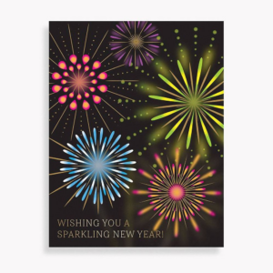 619456162.png Sparkling Fireworks New Year Card