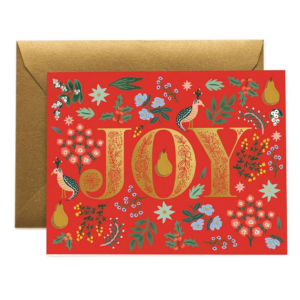 Joy Partridge Holiday Card