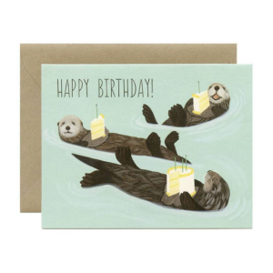 619456981.png Otters & Cake Birthday Card