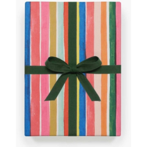 Feliz Party Stripe Flat Wrap