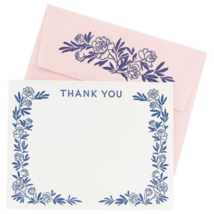 619457352.png Peony Thank You Card set