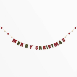 619457375.png Merry Christmas Felt Garland