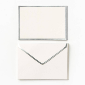 619457422.png Jeremiah Brent Silver Border Stationery Set