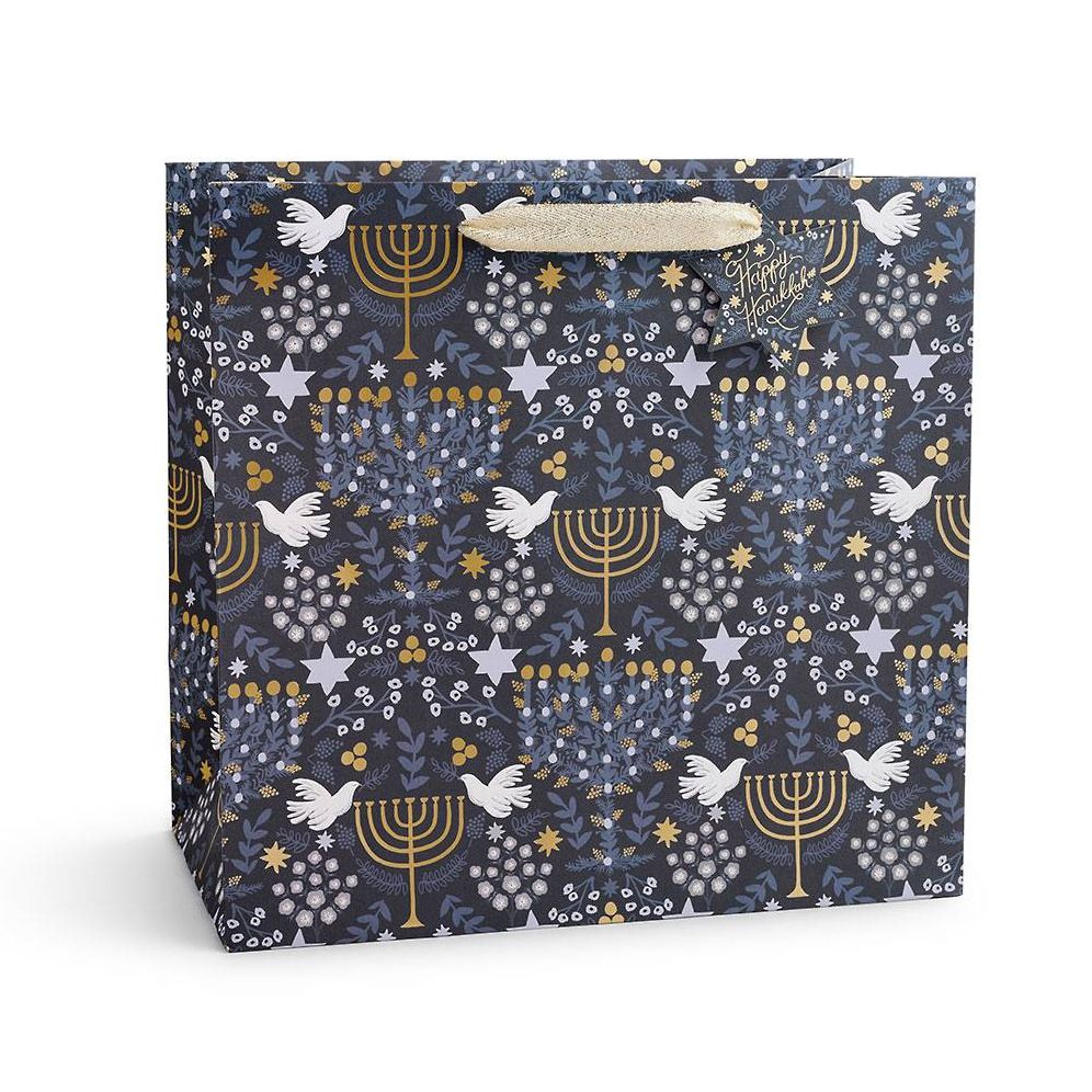 Rifle Paper Co. Hanukkah Floral Large Gift Bag