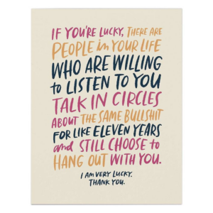 619458416.png Talk In Circles Greeting Card