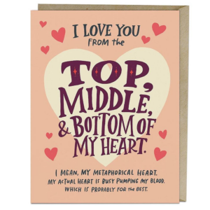 619458590.png Love You Top Middle Bottom Greeting Card