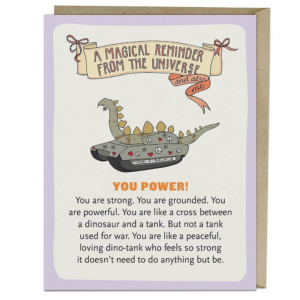 You Power Affirmators! Greeting Card