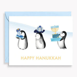 619459069.png Penguins Hanukkah Card
