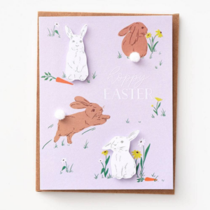 619459343.png Embellished Bunny Easter Card