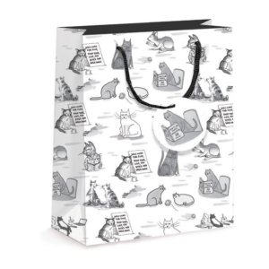 Cartoon Cats Medium Gift Bag