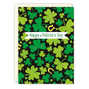 619459611.png Shamrocks & Horseshoes St. Patrick's Day Card