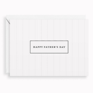 Block Stripe Father's Day Card