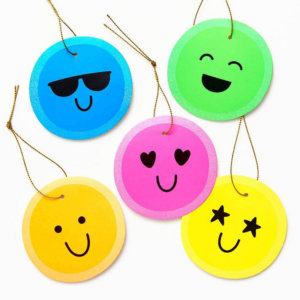 619459670.png Neon Happy Face Gift Tags