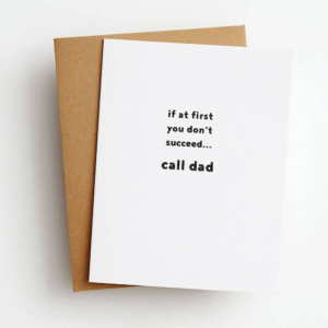 Call Dad Father's Day Card
