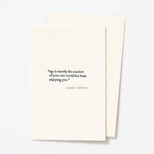 Age Is Merely A Number Birthday Card