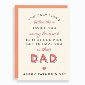 Only Thing Better Than Husband Father's Day Card