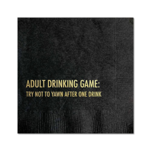 Adult Drinking Game Cocktail Napkins