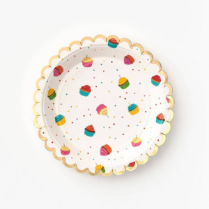 619460178.png Sprinkle Cupcake Small Plate