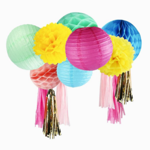 619460403.png Honeycomb & Tassel Wall Decor