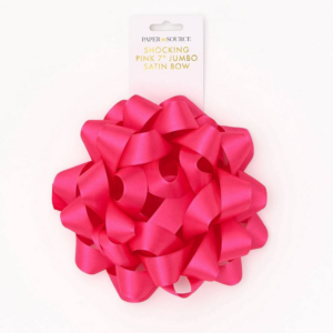 Shocking Pink Jumbo Satin Bow